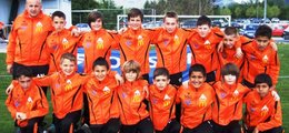 Unsere U11 im Vorspiel