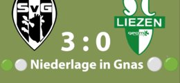 3:0 Niederlage in Gnas 